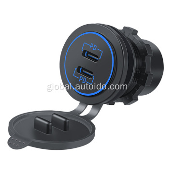 12v Usb Car Chargers RV USB Outlet DIY Car Socket Auto Electronics Manufactory